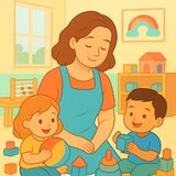 Ingrijitoare copii/asistent educator gradinita si servicii de curatenie